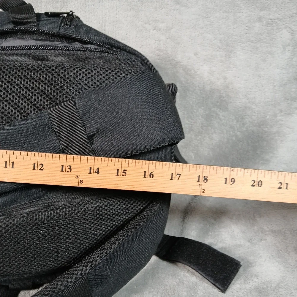 Dude Dad Tactical Diaper Bag Backpack Mens Black Canvas Utility Travel